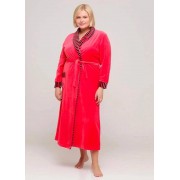 Халат Romeo Life 2XL,3XL,4XL  велюр 1627